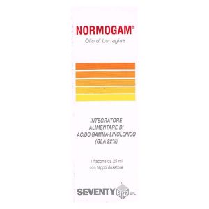 Normogam Olio Di Borragine Integratore Alimentare Elasticità della Pelle 25 Ml