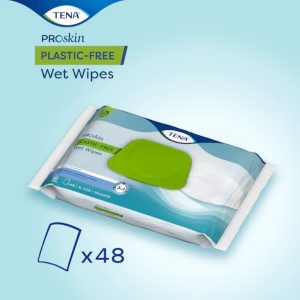 Tena Wet Plasti Free 48PZ