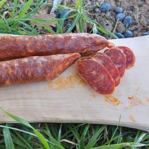 Salsiccia stagionata dolce di suino nero BIOLOGICO