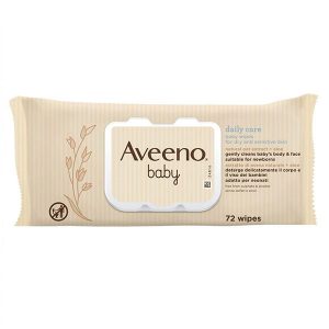 Aveeno Baby Daily Care Salviettine Detergenti Neonato 72 Pezzi