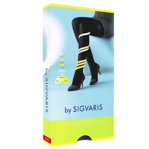 Sigvaris Highlight For Women Autoreggente Ag-Basv Lungo Punta Chiusa Colore Marine Taglia S 1 Paio