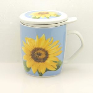 TISANIERA SUNFLOWER AZZURRA