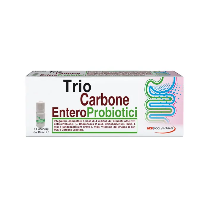 Triocarbone Enteroprobiotici 7 Flaconcini Pool Pharma
