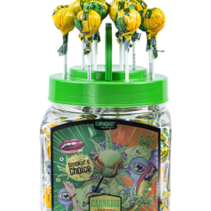 Euphoria | Lollipop Energetic alla Cannabis in Barattolo