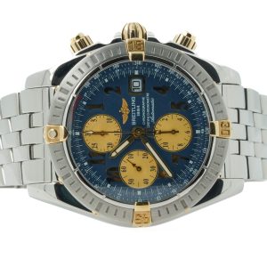 Breitling Chronomat Evolution B13356 B156C48PA Blue / Champagne Dial 44mm Automatic 10/2006 12052U