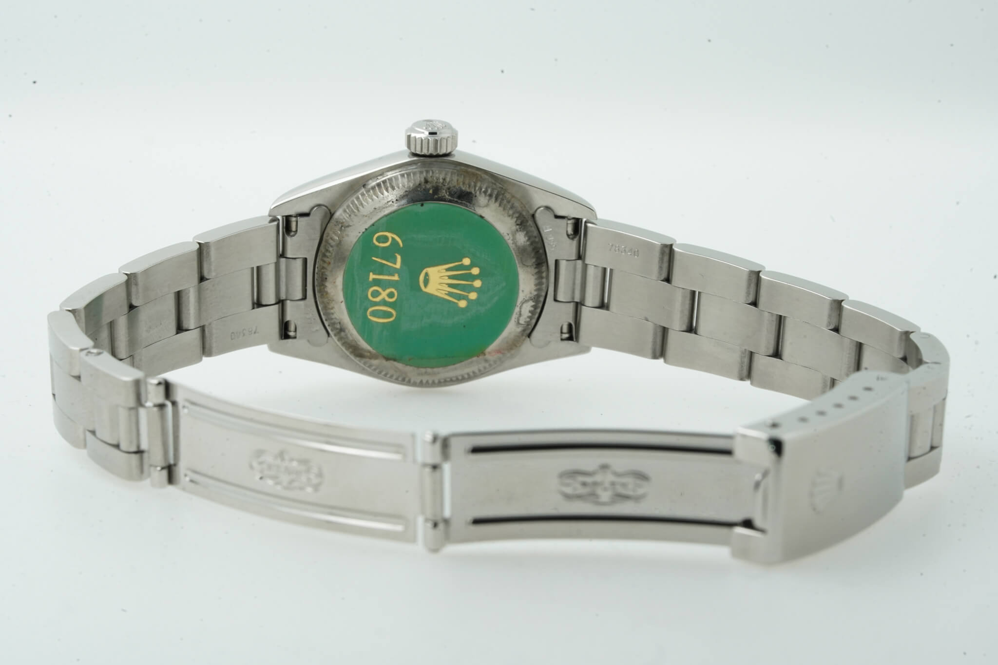 Rolex Lady Oyster 67180 Pink Dial Ser. U 24mm 12147U - immagine 3