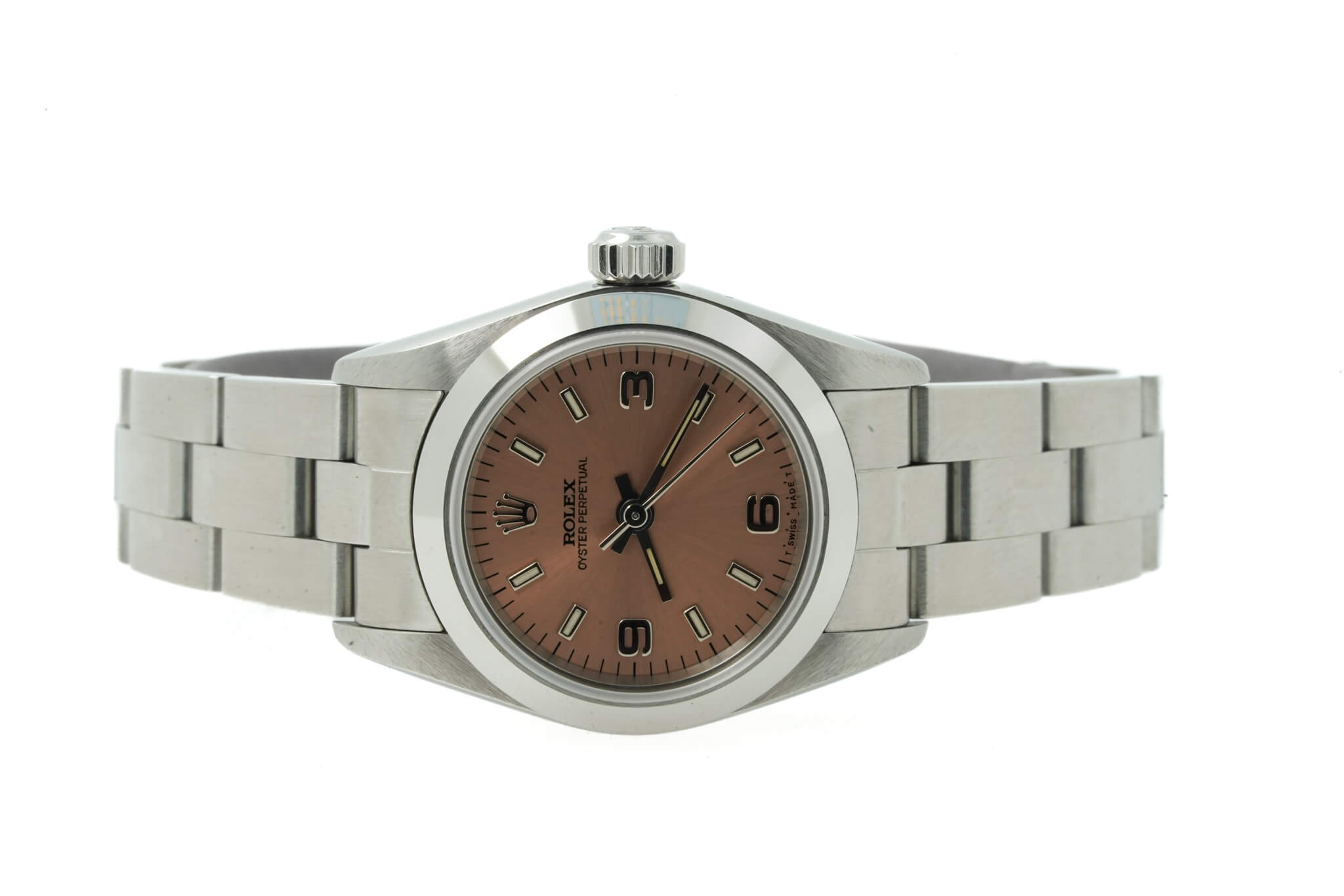 Rolex Lady Oyster 67180 Pink Dial Ser. U 24mm 12147U